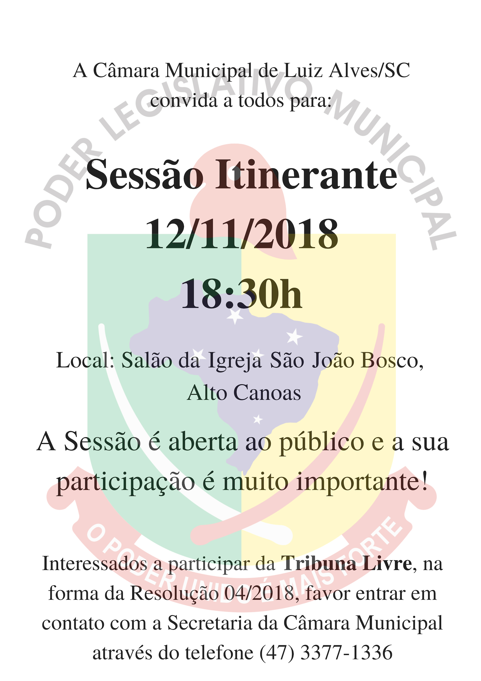 6ª Sessão Itinerante 12-11-18