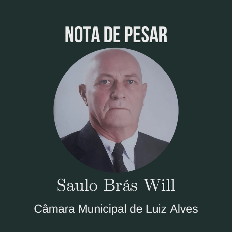 Luto Oficial — Câmara Municipal De Luiz Alves